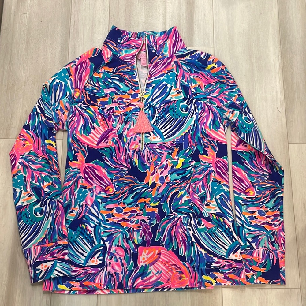 Lilly Pulitzer skipper popover 1/2 zip pullover